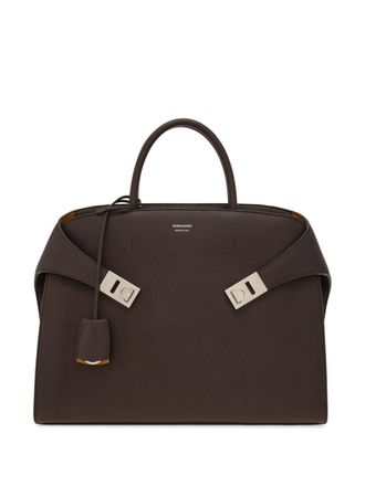 Ferragamo Portadocumenti Hug - Marrone