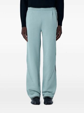 Kiko Kostadinov Vig K Dart panel fraying trousers - Blue