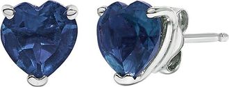 House of Brilliance Haus Of Brilliance Colorful Gemstones 14K 0.90 Ct. Tw. Sapphire Stud Earrings