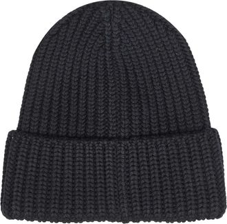 Saint Laurent Gorro de lana acanalado - Accessories - Hombre - Negro - L