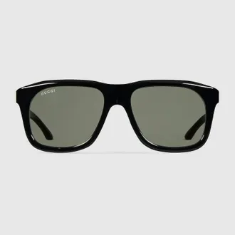 Gucci Square Frame Sunglasses, Black