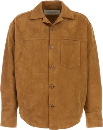 Ami Ami Camel Suede Oversize Shirt