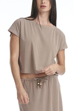 Splendid Sasha Sandwash Short Sleeve Tee In Wicker