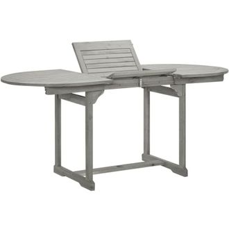 vidaXL Vidaxl - Tavolo da Pranzo per Esterni (120-170)x80x75 cm Massello Acacia