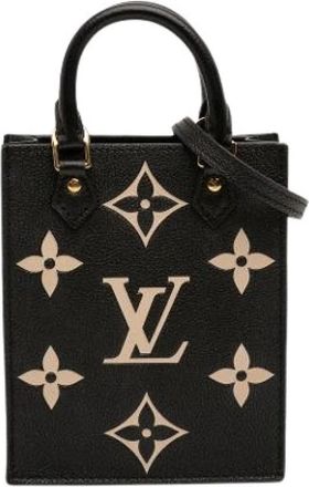Louis Vuitton Pre-owned Mini Bags, female, Black, Size: ONE SIZE Pre-owned Petit Sac Plat