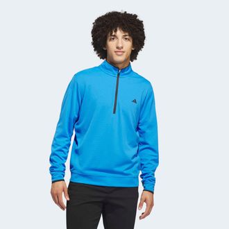 adidas Sweatshirt ADIDAS PERFORMANCE CORE LTWT 1/4 Z, Herren, Gr. XXL, lucid ray blau, Obermaterial: 100% Polyester, Sweatshirts Sweatshirt