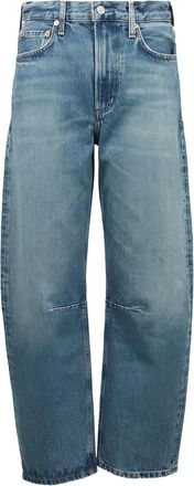 A Gold E Jeans con applicazione logo - Blu