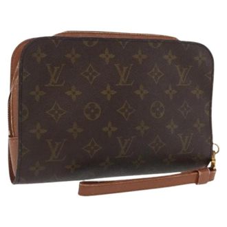 Louis Vuitton Pre-owned Clutches, female, Brown, Size: ONE SIZE Pre-owned Canvas Clutch