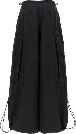 Palm Angels Parachute Nylon Cargo Pants - Black