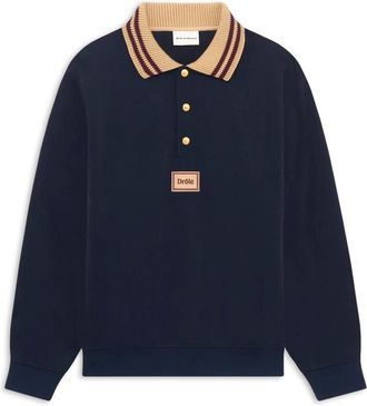 Drôle de Monsieur Tops, Heren, Blauw, M, Polyester, Le Polo Drôle