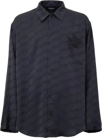Balenciaga Hombre, Camisas, Negro, Talla: M