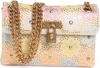 Kurt Geiger Mini Brixton Embellished Crossbody Bag in Open White at Nordstrom Rack