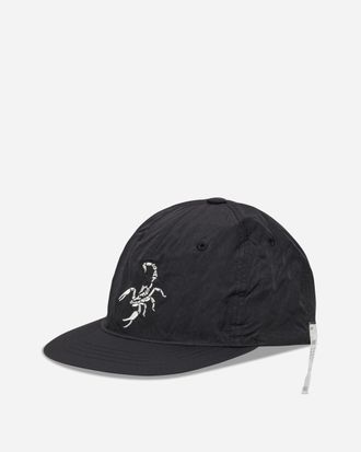 SATISFY FliteSilk 5-Panel Pinch Cap Matte Black Scorpion