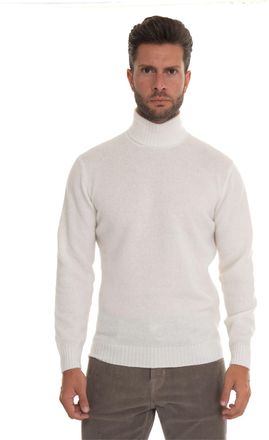 Hindustrie Pullover collo alto Panna Hindustrie Uomo