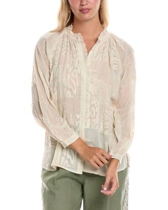 Johnny Was Molli Jaga Blouse In Shell