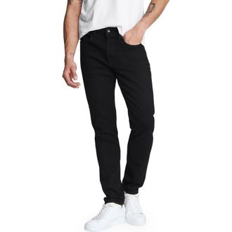 Rag & Bone Fit 2 Authentic Stretch Slim Jeans in Black at Nordstrom, Size 28 X 32