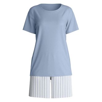 CALIDA Nachtkleding, Dames, Blauw, XS, 395 Pigiama Corto
