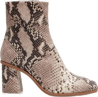 Free People Womens Sienna Ankle Boot In Snakeskin