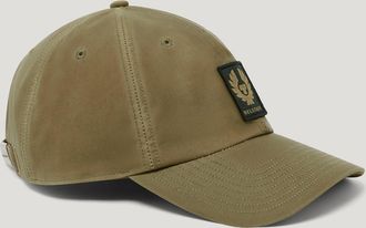 Belstaff Phoenix Wax Cap Unisexs Waxed Cotton Dark Dune Size One Size