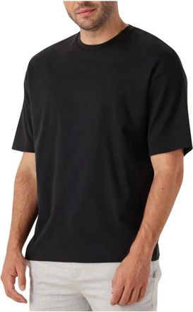 Drykorn Tops, Heren, Zwart, L, Katoen, Heren Polo & T-shirt Anayo 520224