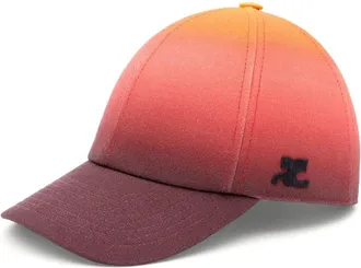 Courrèges Shaded Effect Cotton Cap