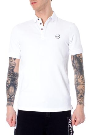 A|X Armani Exchange Heren Korte Mouw Micro Logo Polo Shirt