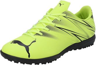 Puma Mens Cleats Soccer Futsal Training Shoes Adult, Electric Lime/Puma Black, 28.0 cm