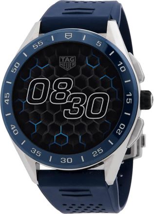 Tag Heuer Connected Chronograph Quartz Digital Black Dial Mens Watch SBG8A11.BT6220