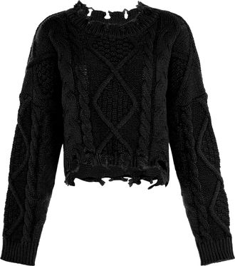 Mymo Gebreide trui Dames zwart