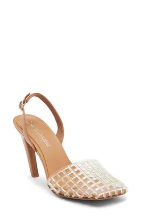 Jeffrey Campbell Clamz Pump in Clear Natural at Nordstrom Rack, Size 7.5