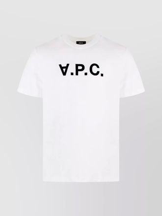 A.P.C. cotton printed t-shirt