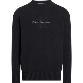 Calvin Klein Black Crewneck Jumper CK Black BEH
