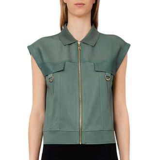 Liu Jo Vests, female, Green, Size: L Vest