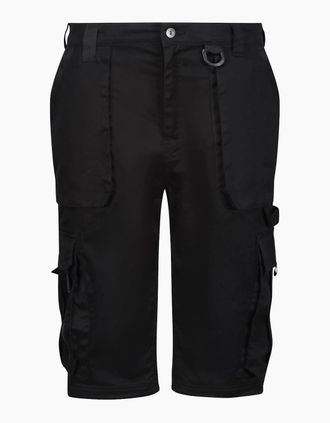 Regatta Mens Solid Cargo Shorts - Black - Size: 32/32