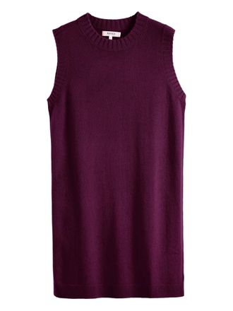 Chinti and Parker sleeveless mini dress - women - Wool/Cashmere - LL - Purple