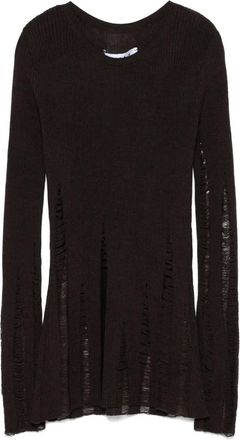 Almaz Top con effetto vissuto - Marrone