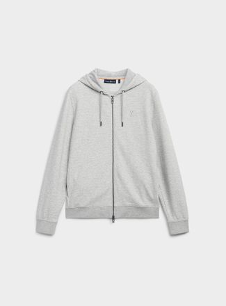Psycho Bunny Mens Jacquard zipped hoodie
