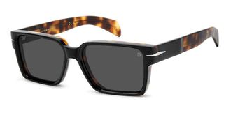 David Beckham DB 7162/S WR7/IR Mens Sunglasses Black Size 56