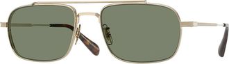 Oliver Peoples OV1382St Caylor 503552 Mens Sunglasses Gold Size 52