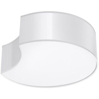 GreenIce Sollux Lighting Circle Plaf&oacute;n Decorativo Empotrado, Blanco, 32cm