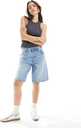 Levi's Jorts larghi dad fit lavaggio medio-Blu