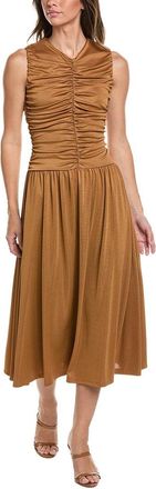 Kenneth Cole Drawstring A-Line Midi Dress