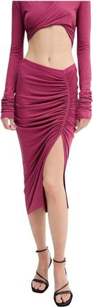 Rick Owens Midi Pencilrok - Dames - Midirokken - Roze - S - Rokken
