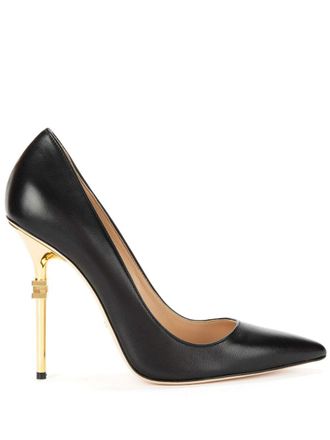 Elisabetta Franchi Pumps con logo 110mm - Nero
