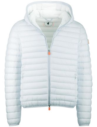Save The Duck Ijsblauw zomerjas Save the Duck gewatteerd nylon capuchon
