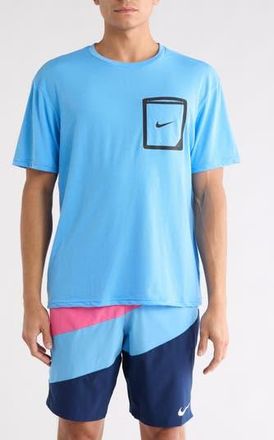 Nike Hydroguard Swim T-Shirt in University Blue at Nordstrom Rack, Size X-Large