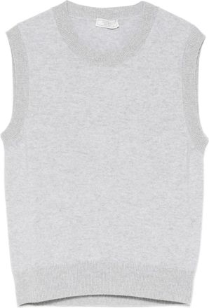 PESERICO Top smanicato con scollo rotondo - Grigio