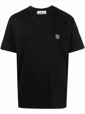 Stone Island Classic Short-Sleeve T-Shirt With Subtle Patch Logo