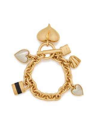 Chlo&eacute; Chlo&eacute; Paddington Charm Bracelet - Gold - One Size