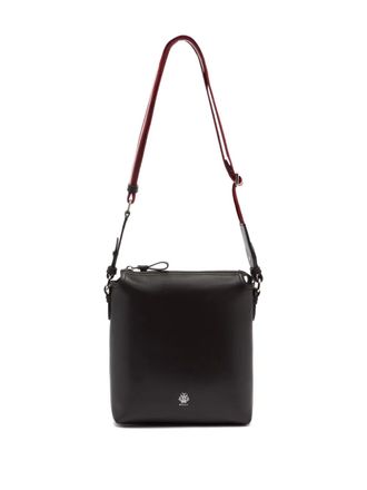 Bally crest leather crossbody bag - Brown